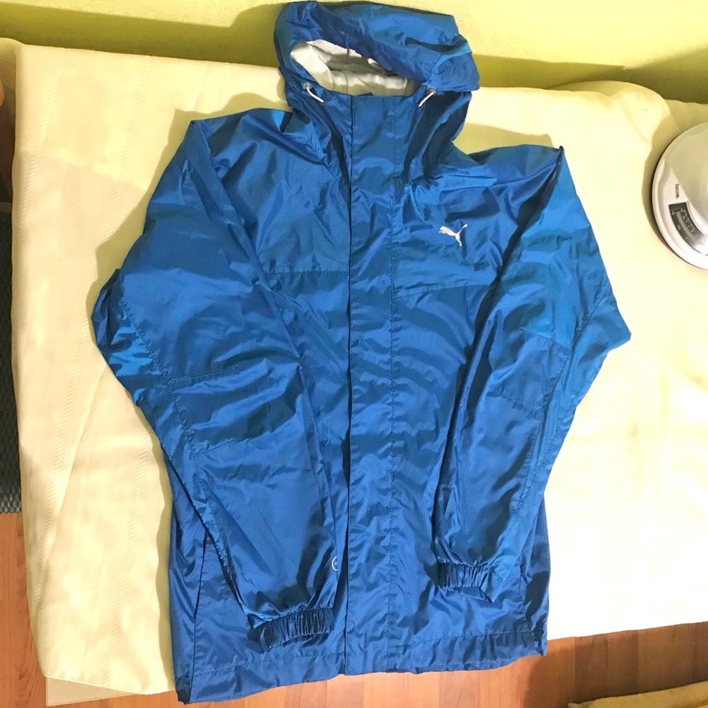 PUMA Blue Windbreaker Jacket Men’s Small